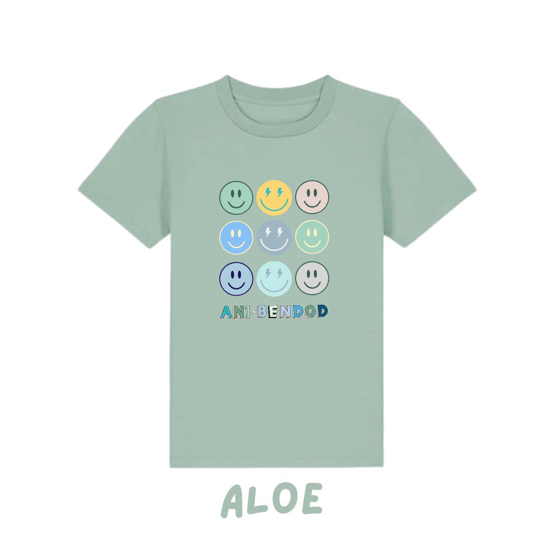 Crysau T wynebau hapus | Smiley faces tshirt