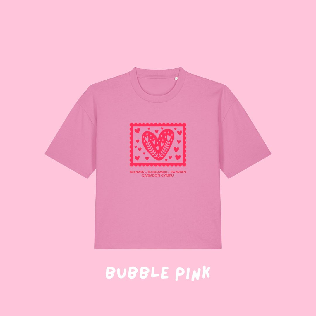 Crys T Cariadon Cymru | Welsh Lovers Boxy Tee