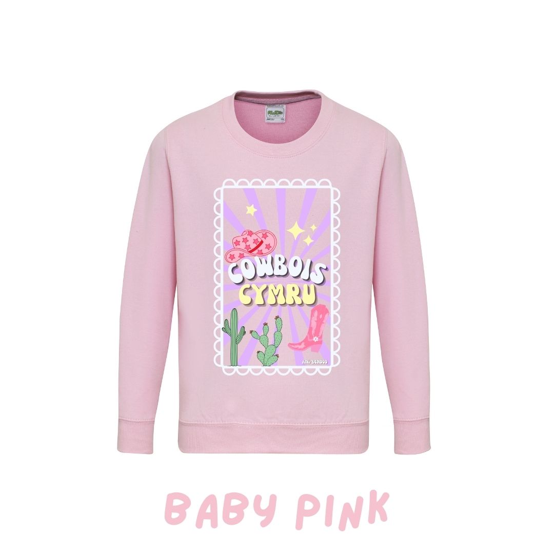 Siwmper Cowbois Cymru Sweatshirt Plant/Kids