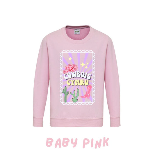 Siwmper Cowbois Cymru Sweatshirt Plant/Kids