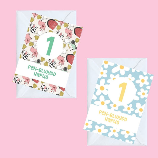 Cardiau Pen-blwydd Oedran | Age Birthday Cards