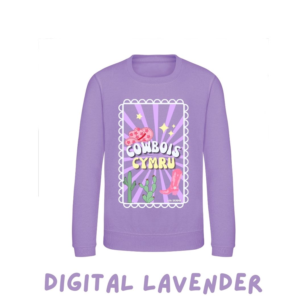 Siwmper Cowbois Cymru Sweatshirt Plant/Kids