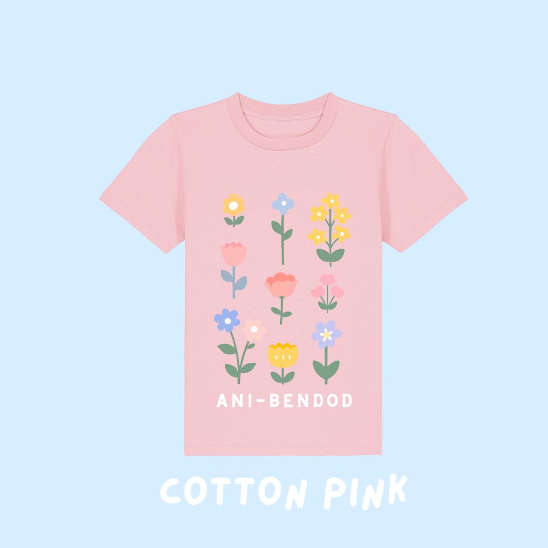 Crys T Blodau'r Ardd Plant | Kids Blodau'r Ardd T-Shirt