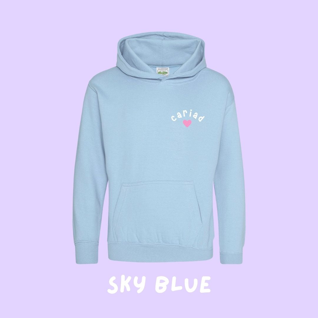 Hwdi Cariad a Chalon Plant | Kids Cariad a Chalon Hoodie