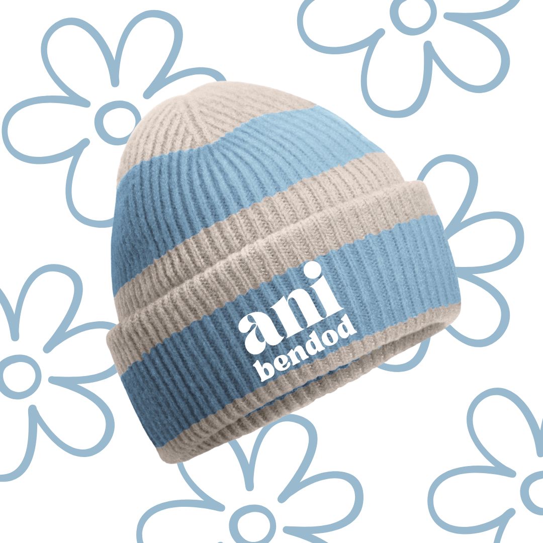 Striped Beanie Streipiog