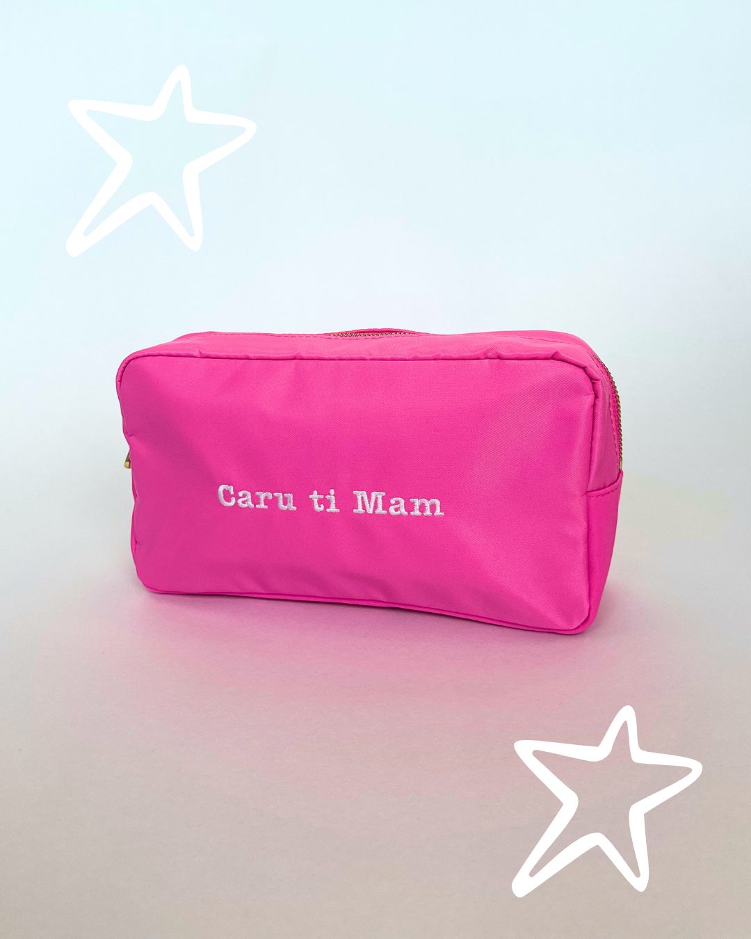 Mini backpack a cwdyn wedi'i personoli | Personalised mini backpack and pouch
