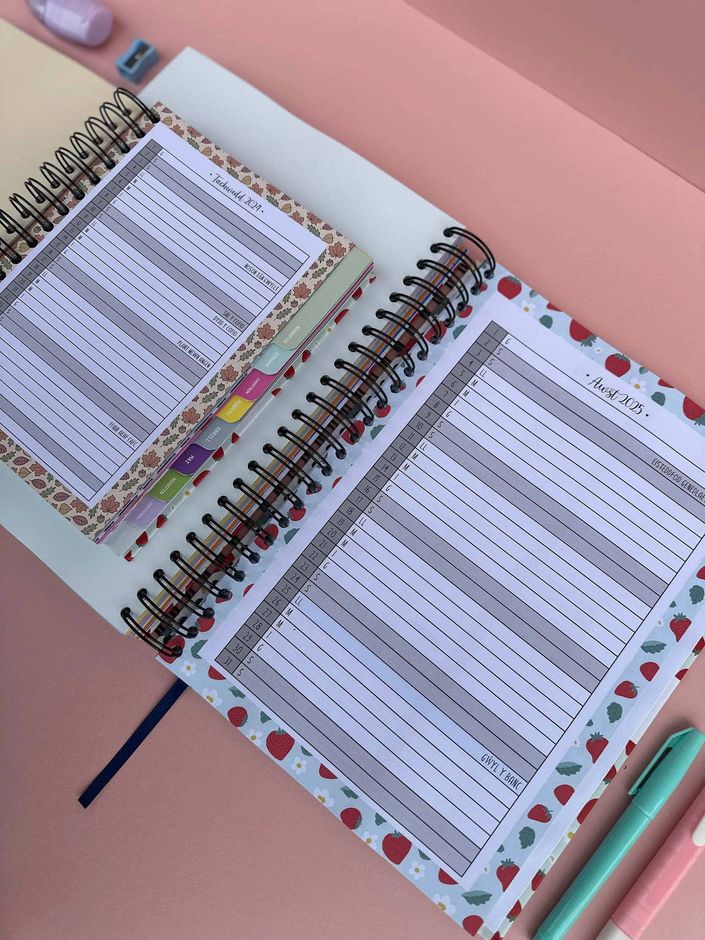 LAST FEW-  POSTED 1ST CLASS-Dyddiadur Academaidd Medi 2025-Awst 2026 ani-bendod- Academic diary Sept 25-Aug 26