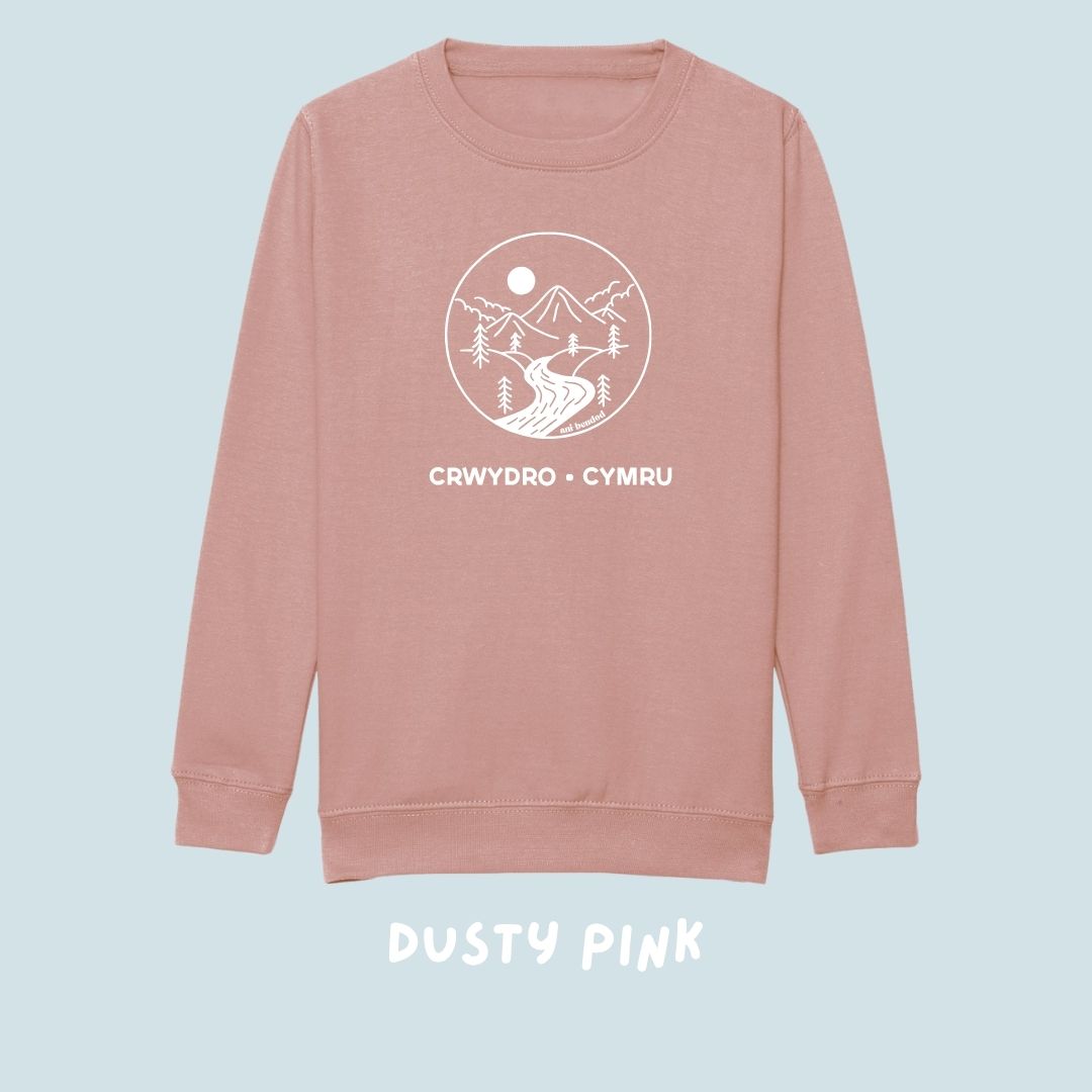 Siwmper Crwydro Cymru Plant | Kids Crwydro Cymru Sweatshirt