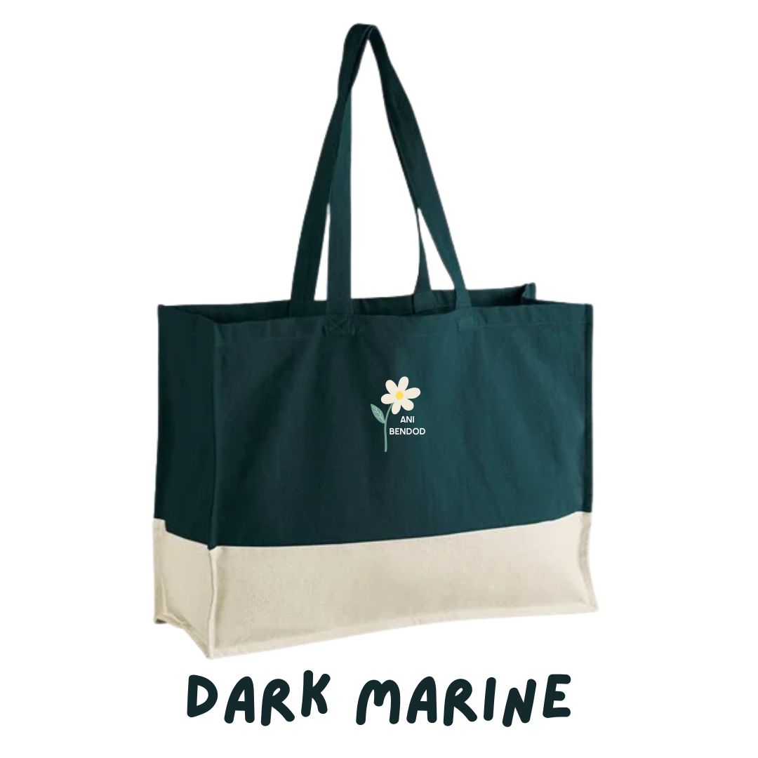 Bag Canfas Llygad y Dydd | Daisy Canvas Bag