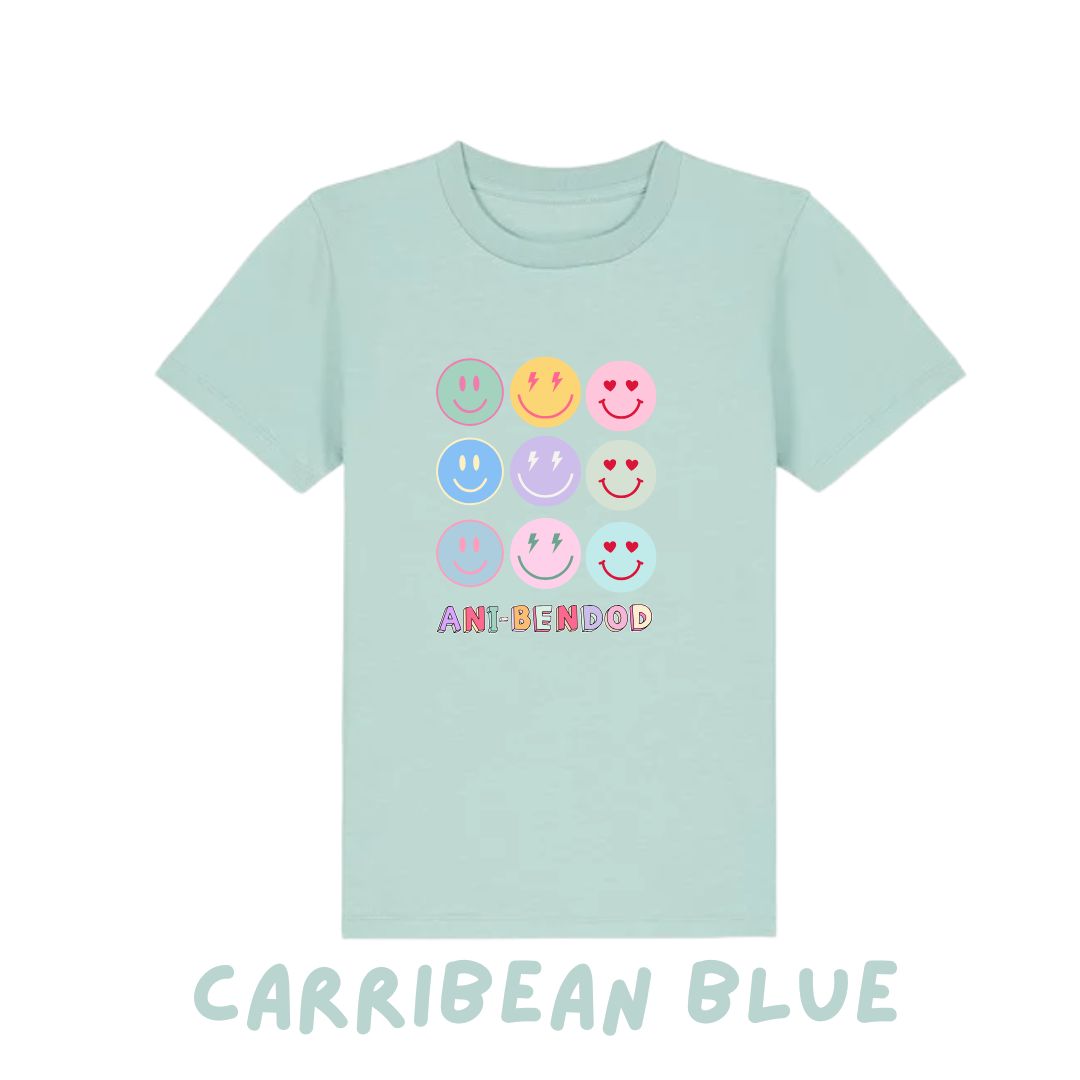 Crysau T wynebau hapus | Smiley faces tshirt