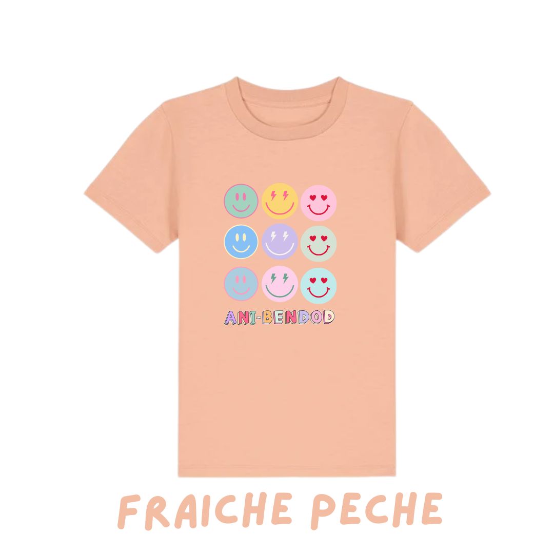 Crysau T wynebau hapus | Smiley faces tshirt