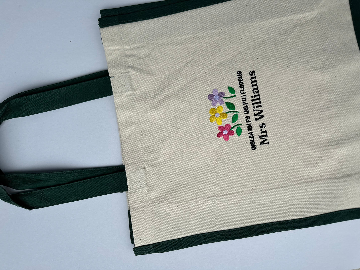 Tote bag Athrawon/Diwedd Tymor wedi personoli- Teacher End of Term personalised tote bag