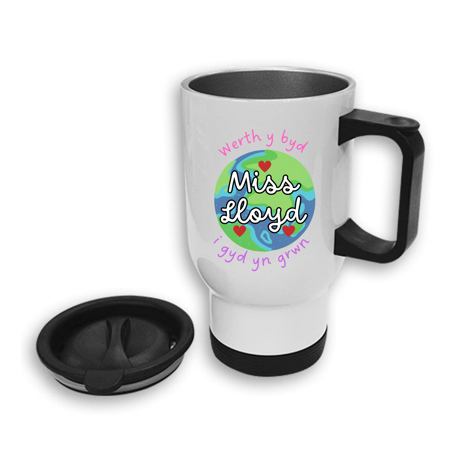 Mygs Teithio Diwedd Tymor Athro/Athrawon - End of Term Travel Mugs Teacher Gift
