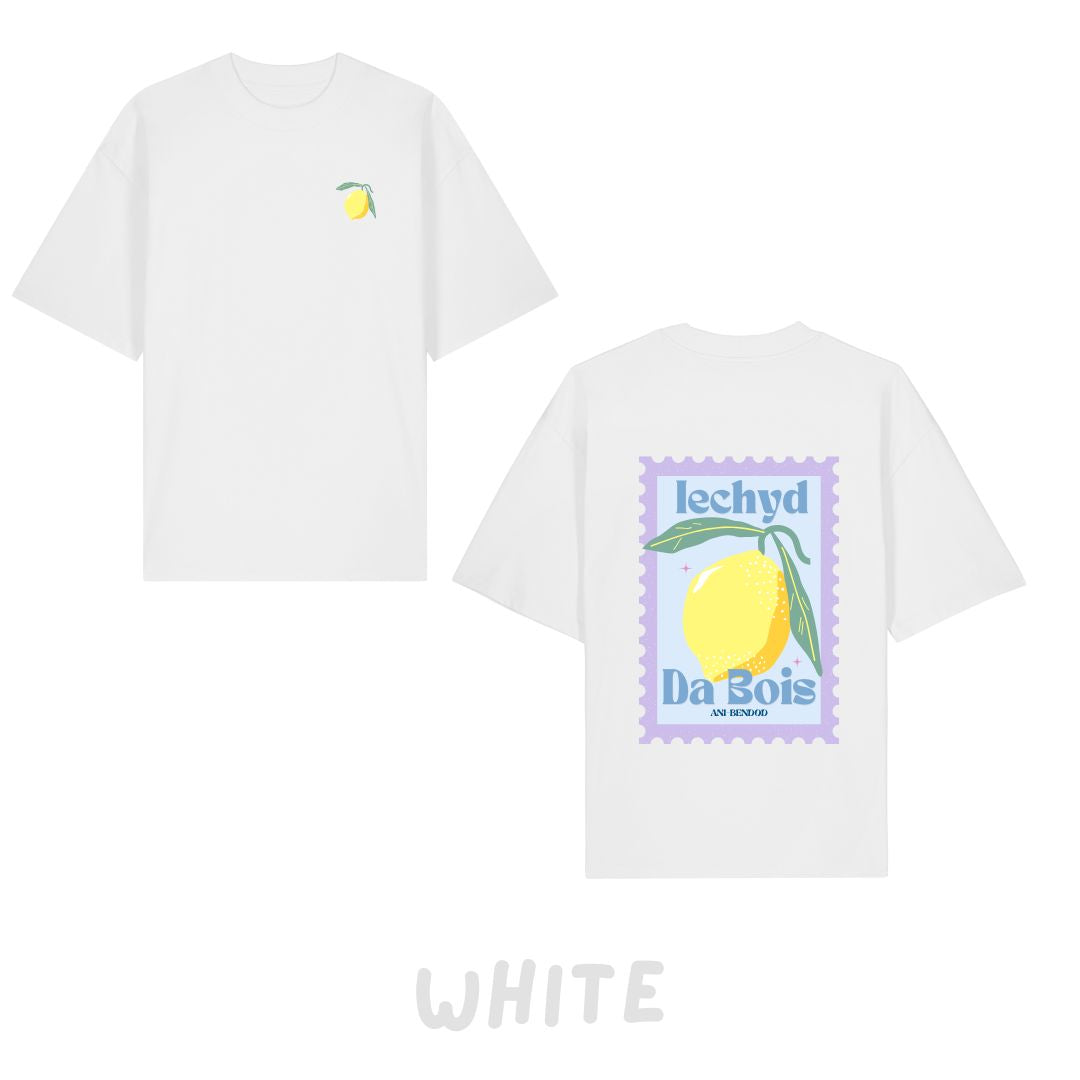 LEFTOVER STOCK - Crys T Lemwn Iechyd Da | Iechyd Da Lemon Oversized T-shirt