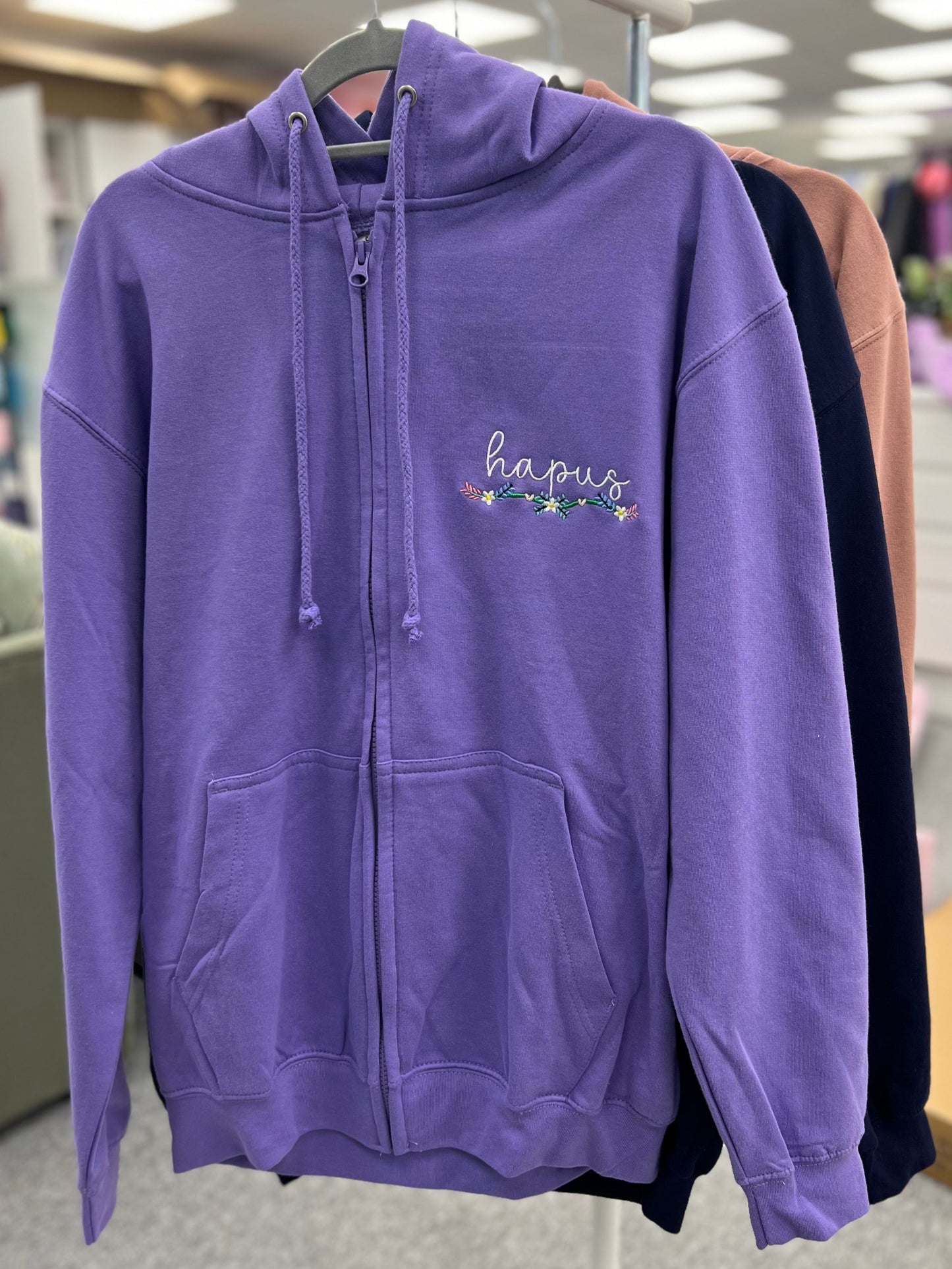 Full-zip Hoody Hapus Wreath