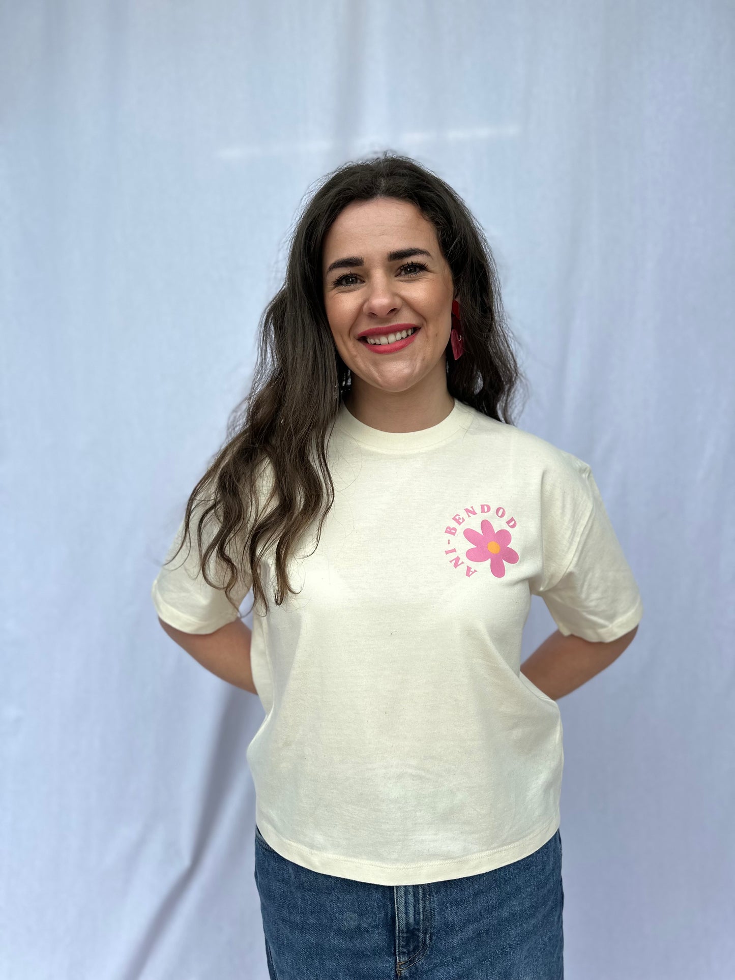 Blodyn ani-bendod boxy tee