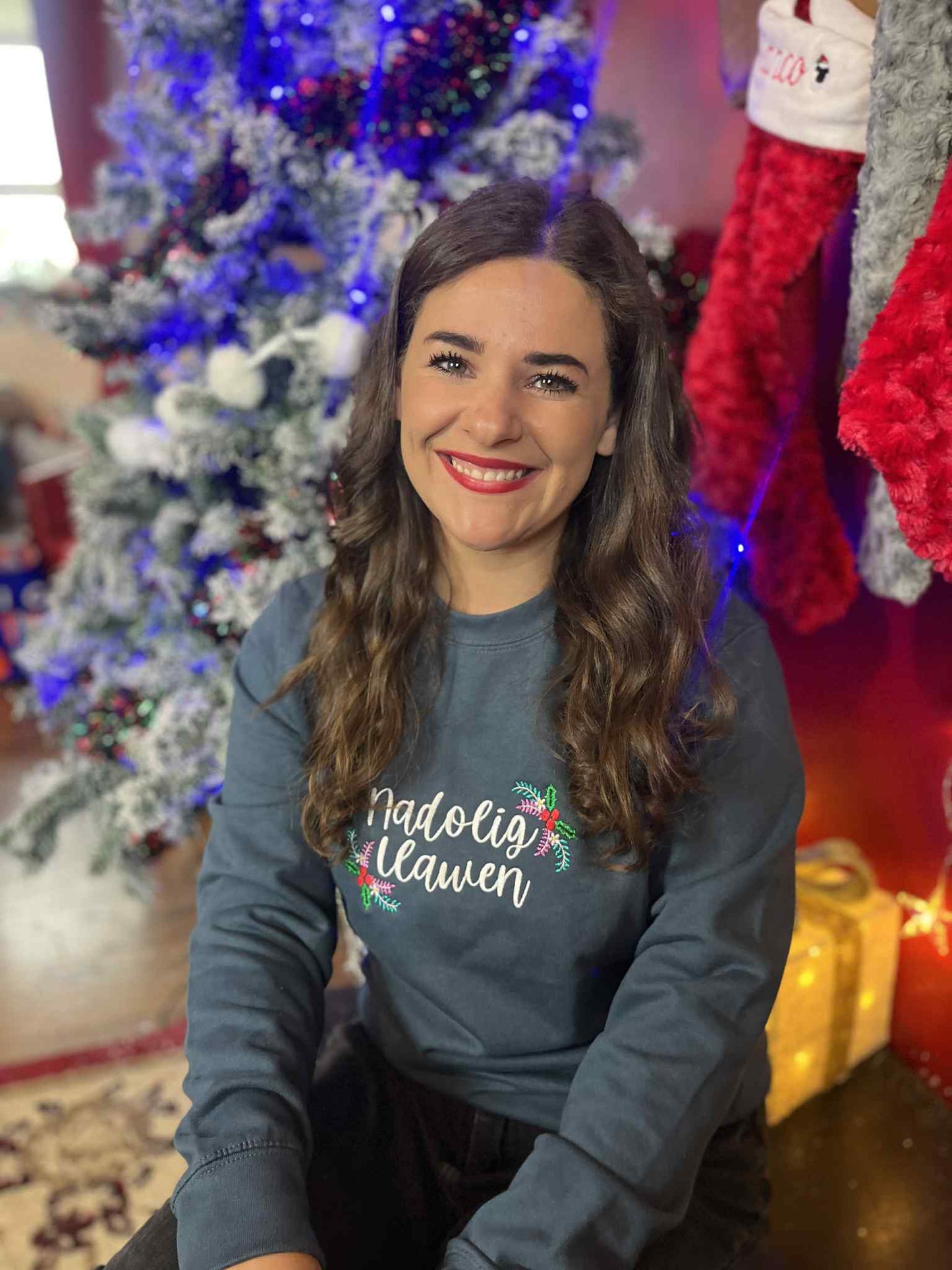 Siwmperi Nadolig WREATH Sparkly 2025 - Christmas jumpers