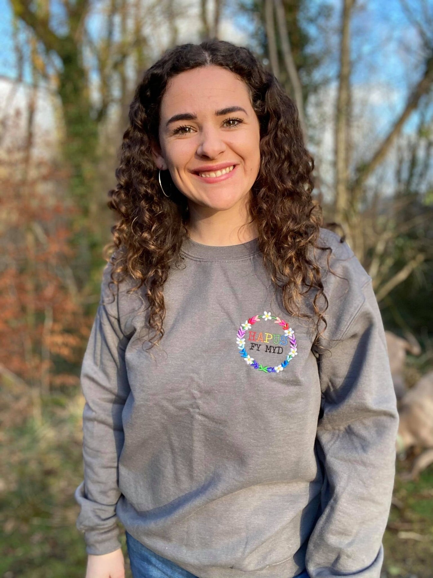 CHARCOAL 'Hapus fy myd' sweatshirt