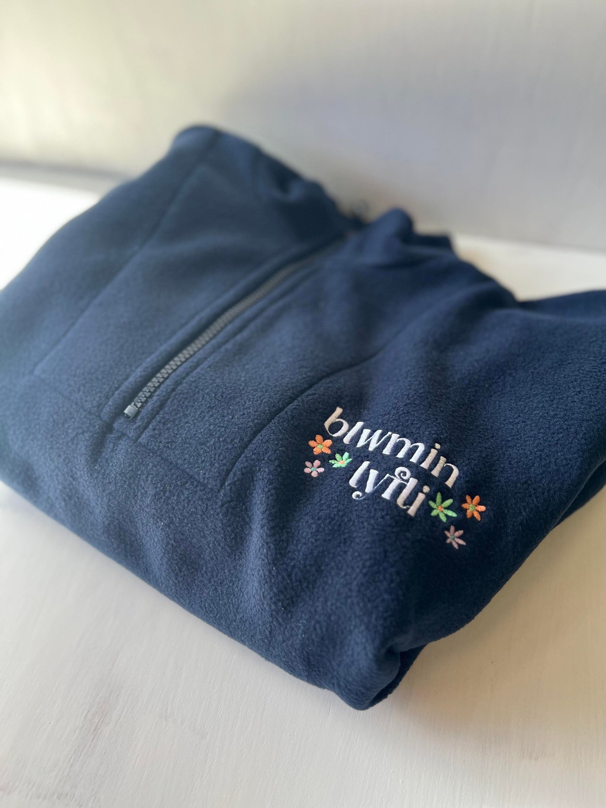 Blwmin lyfli- 1/4 zip fleece-ani-bendod