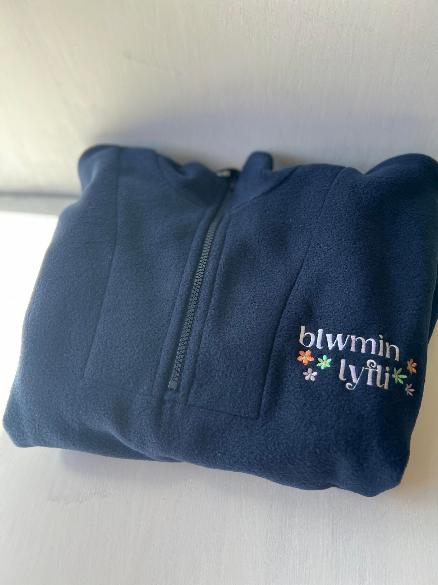 Blwmin lyfli- 1/4 zip fleece-ani-bendod