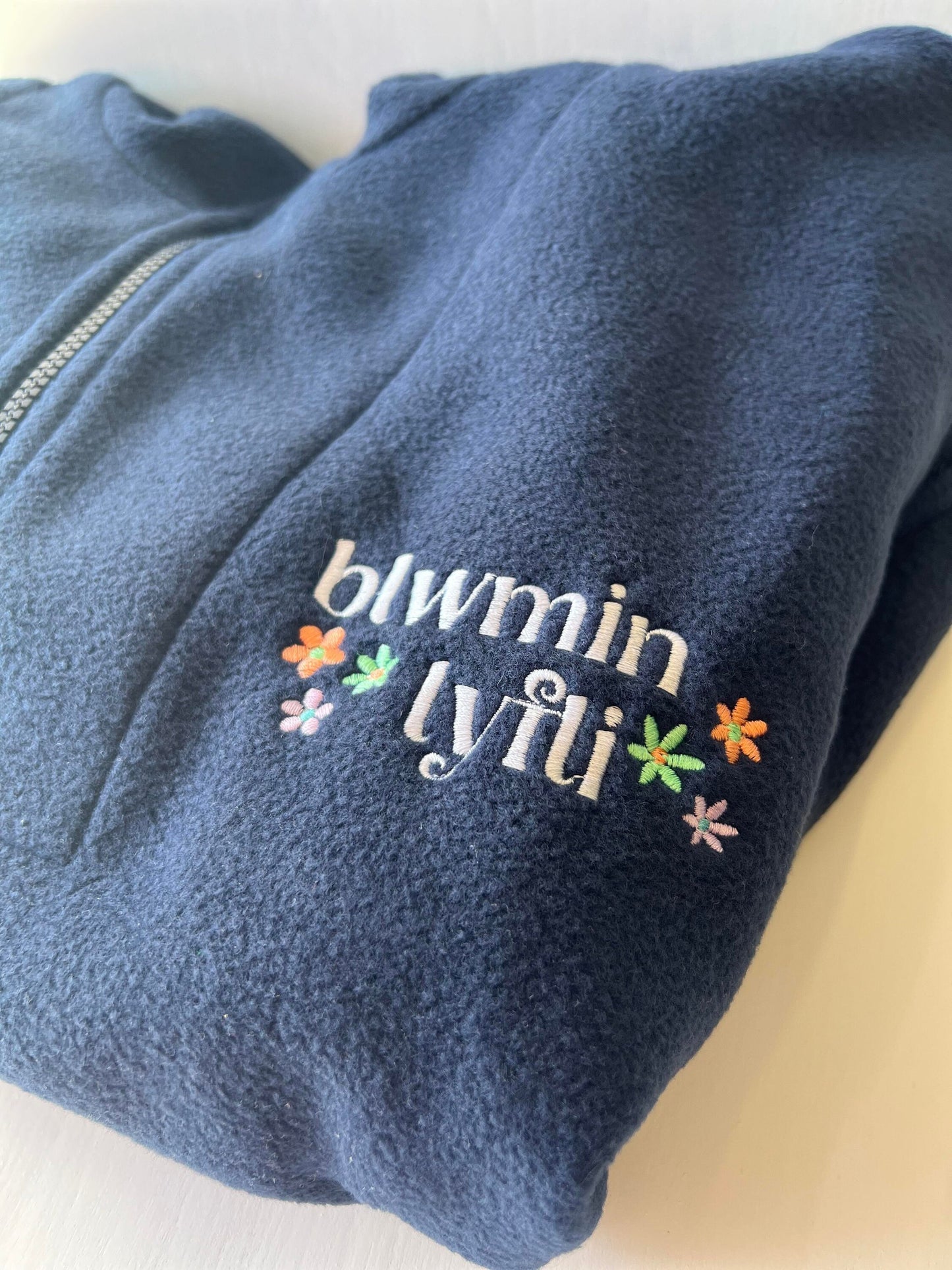 Blwmin lyfli- 1/4 zip fleece-ani-bendod
