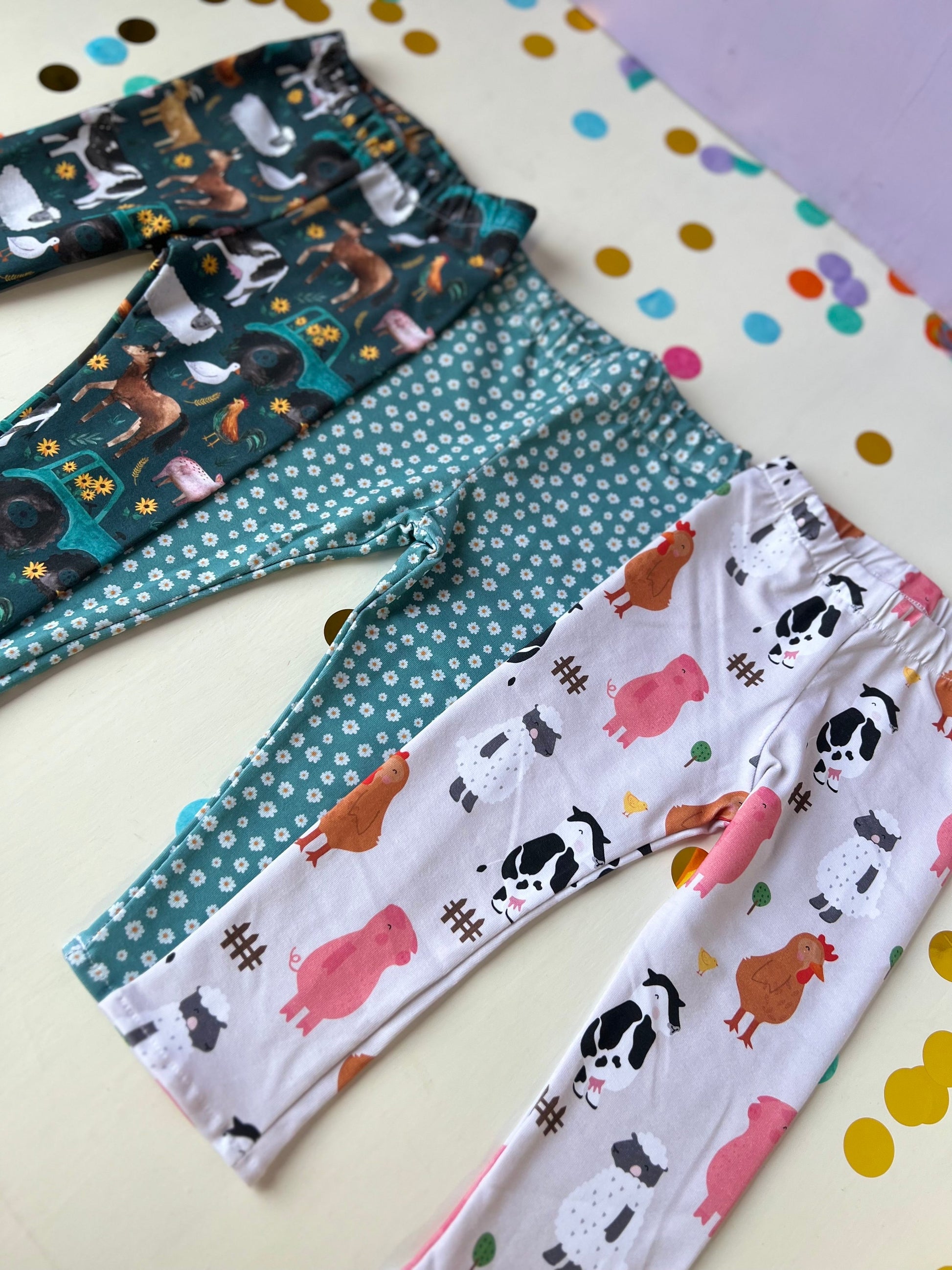 Ready to go-Printed leggins for toddlers- ani-bendod