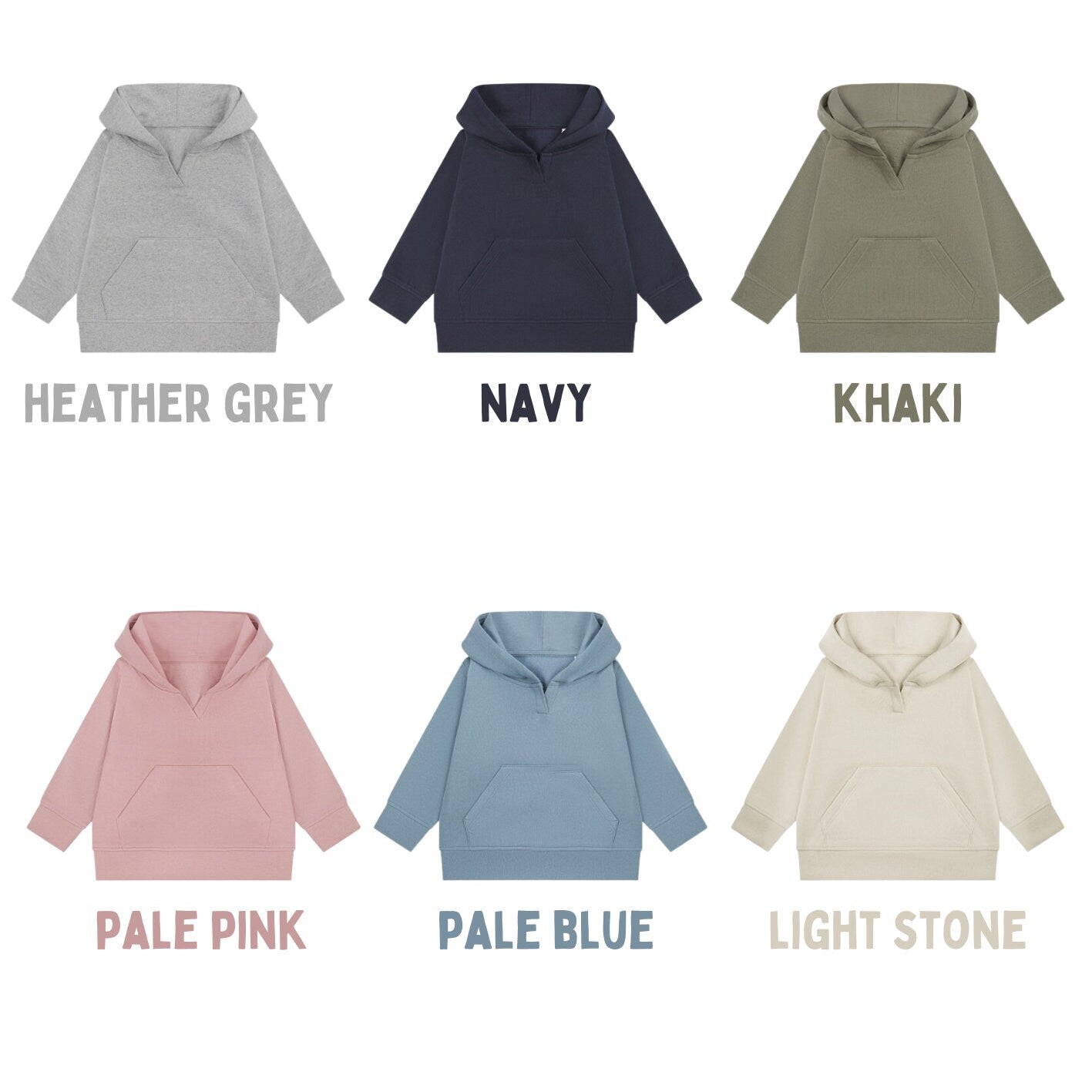 Embroided/personalised HOODY- toddlers- ani-bendod