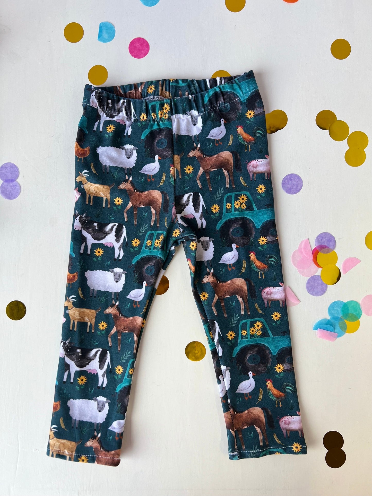 Ready to go-Printed leggins for toddlers- ani-bendod
