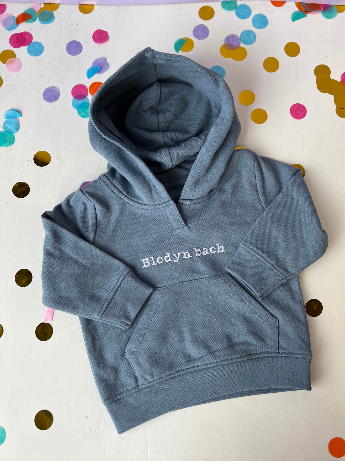 Embroided/personalised HOODY- toddlers- ani-bendod