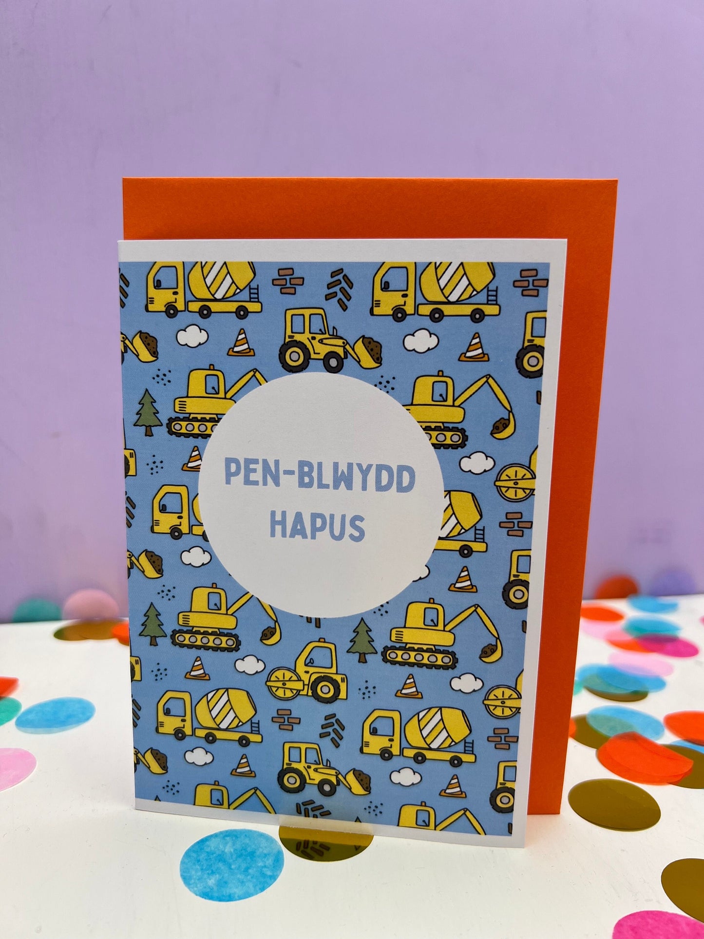Carden Pen-blwydd ani-bendod Welsh birthday card