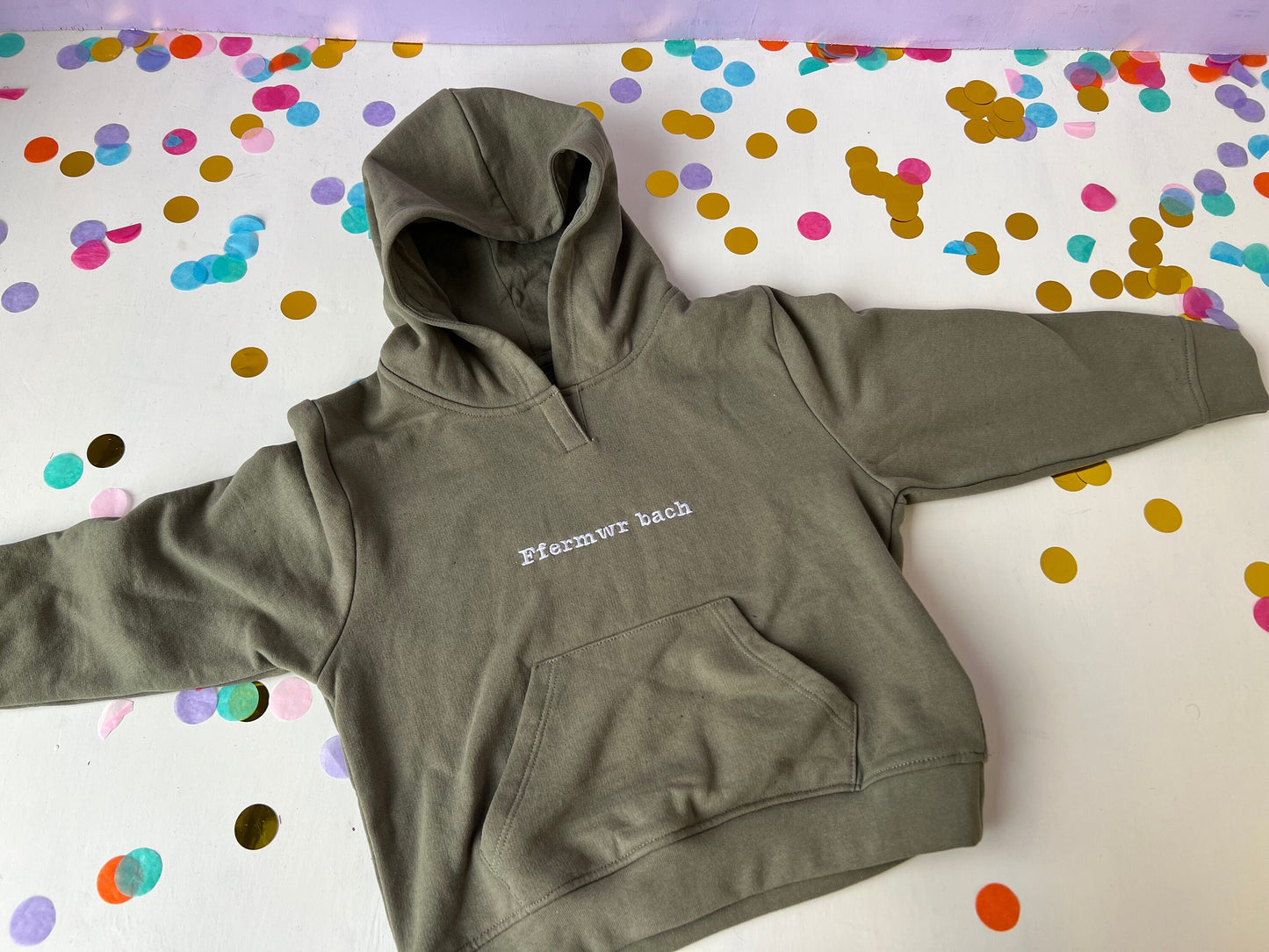 Embroided/personalised HOODY- toddlers- ani-bendod