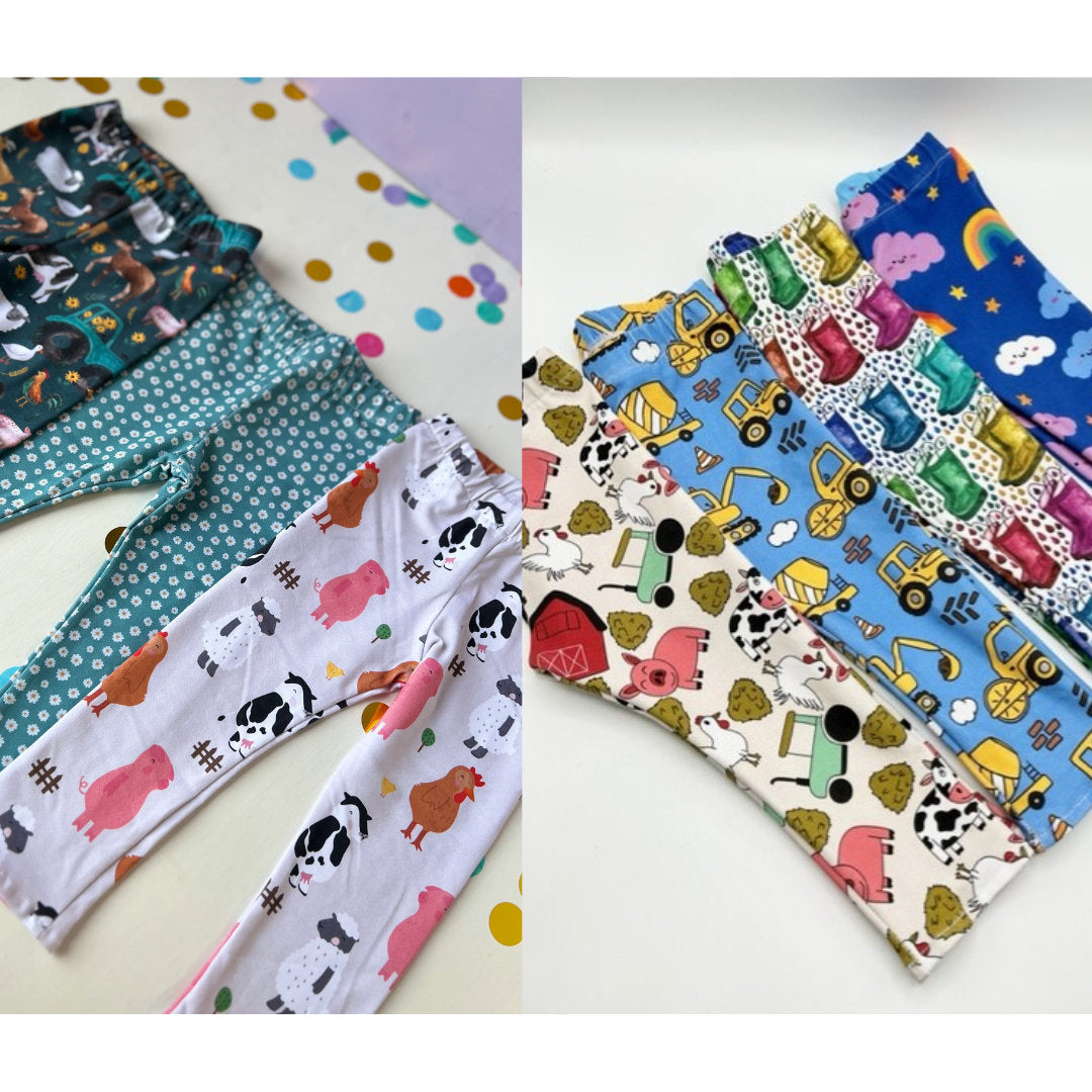 Ready to go-Printed leggins for toddlers- ani-bendod