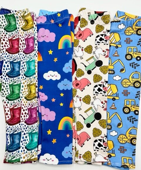 Ready to go-Printed leggins for toddlers- ani-bendod