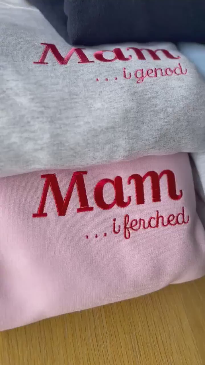 Mam i hogia/genod/bois/merched ani-bendod Sweatshirt