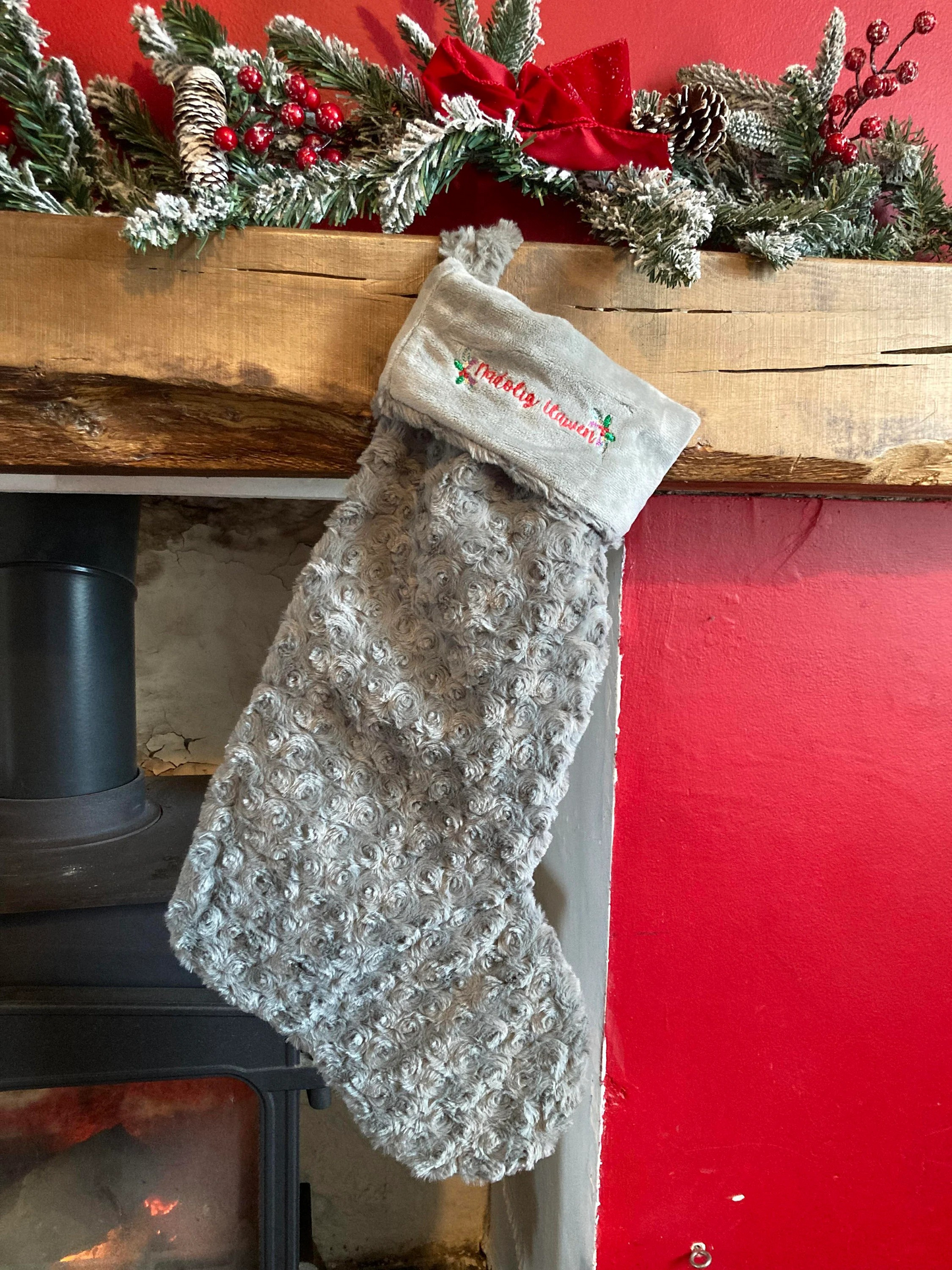 EMBROIDERY Sachau a Sanau Nadolig/Christmas Sacks and stockings
