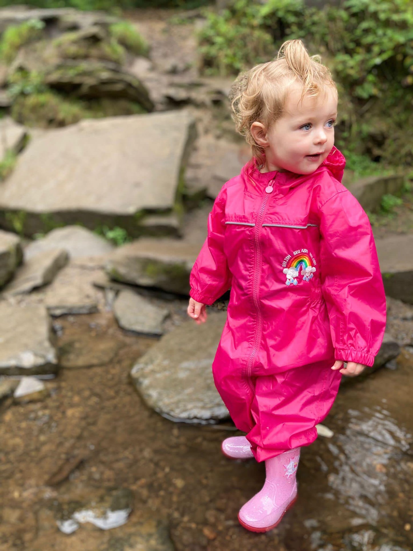 PINC/PINK...siwt ddwr-rainsuit- Sblish-Sblash-Sblosh! ani-bendod