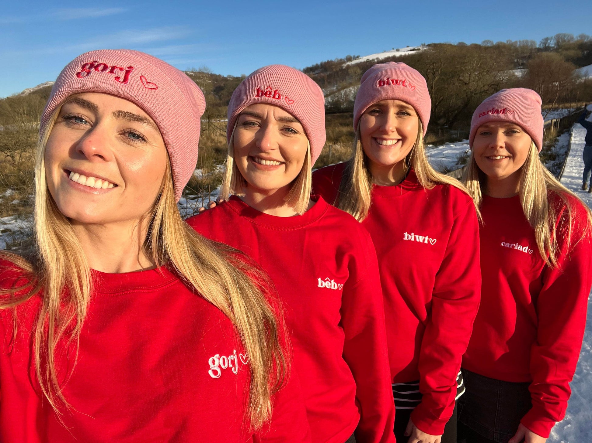 COCH/RED Siwmperi Biwt/Gorj/Beb/Cariad ani-bendod Sweatshirts