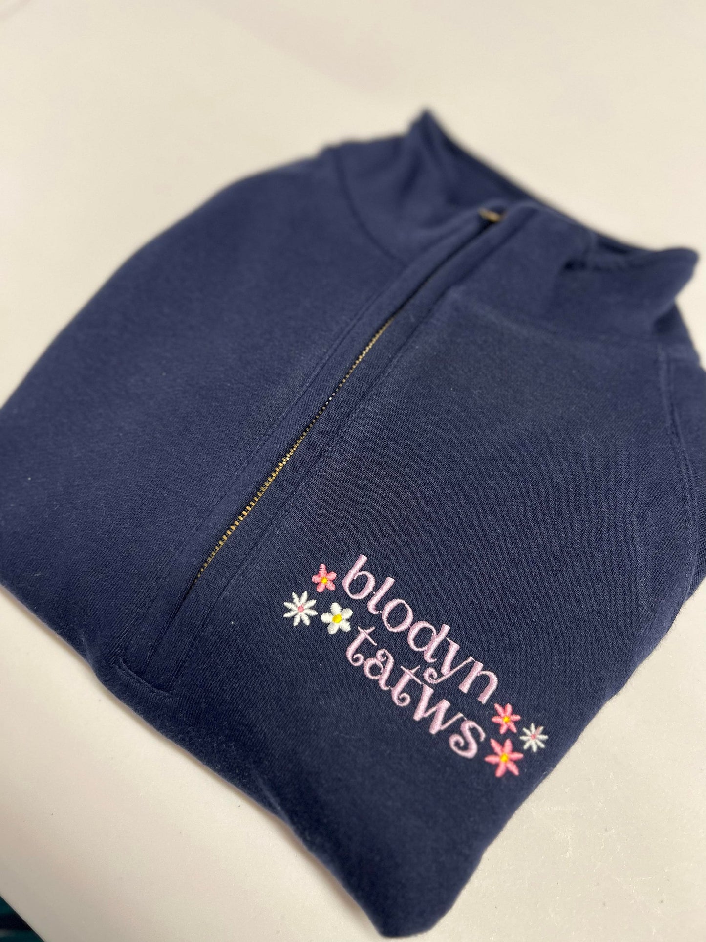 Blodyn tatws 1/4 zip siwmper ani-bendod 1/4 zip Sweatshirt