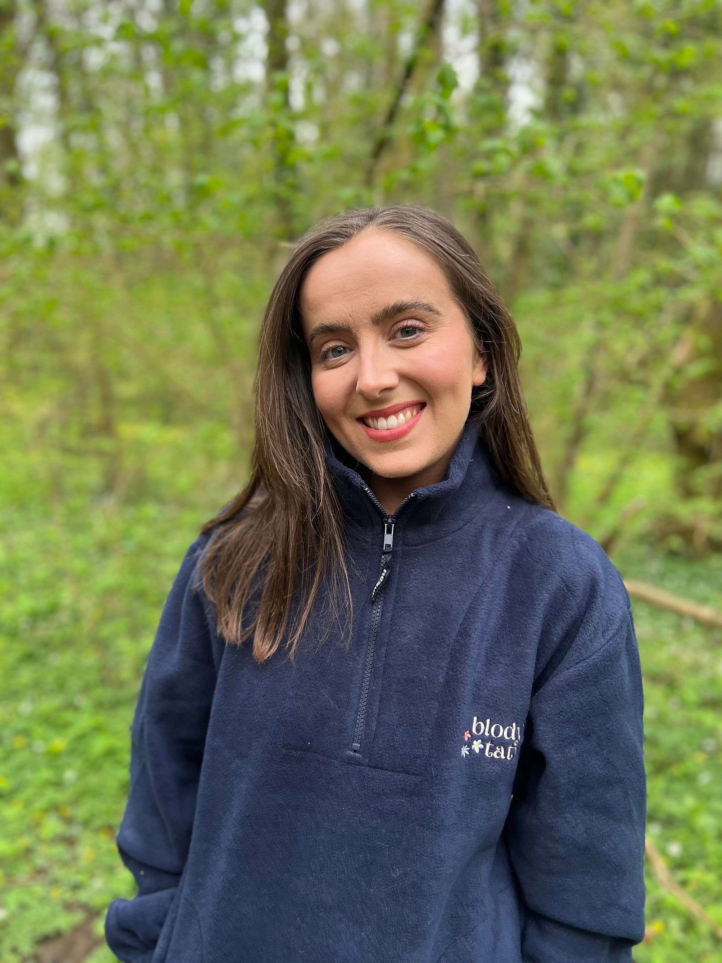Blodyn Tatws- 1/4 zip fleece-ani-bendod