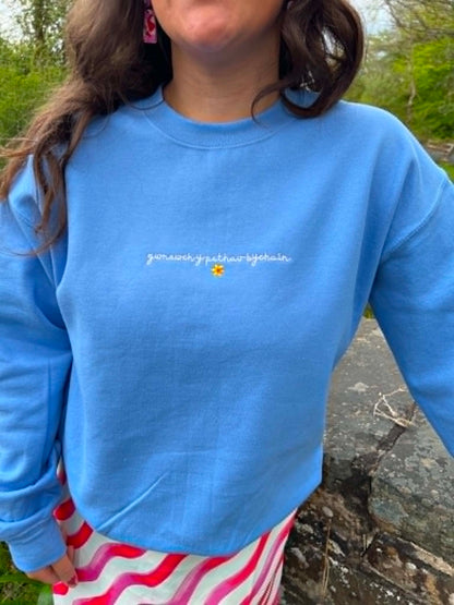 Siwmper Gwnewch y Pethau Bychain |  sweatshirt