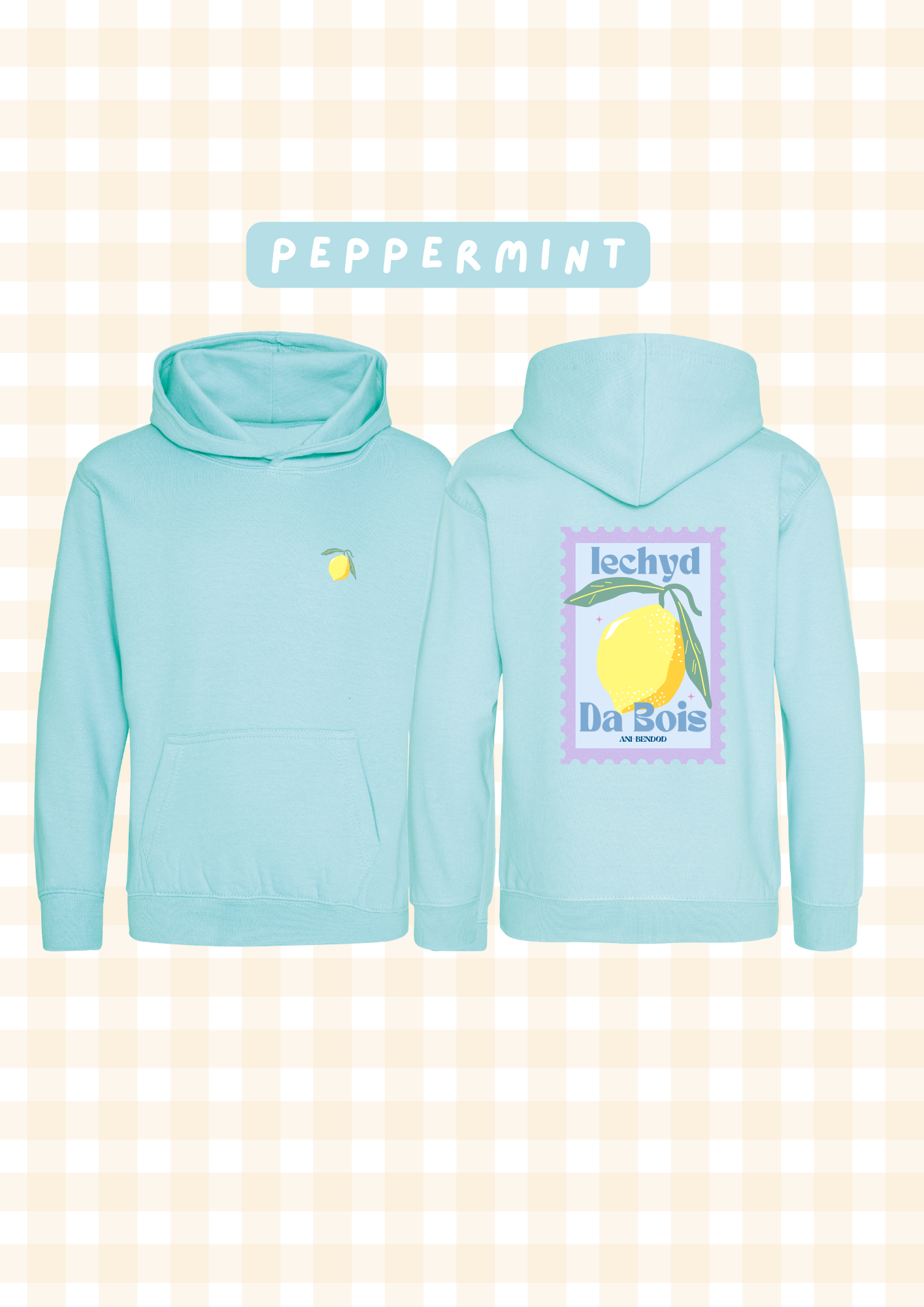 Hwdi Iechyd Da Lemwn | Iechyd Da Lemon Hoody