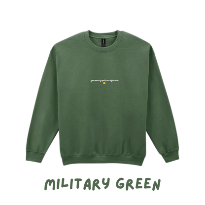 Siwmper Gwnewch y Pethau Bychain |  sweatshirt