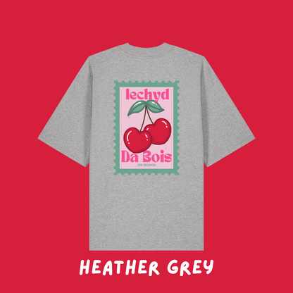 Crys T Ceirios Iechyd Da | Iechyd Da Cherry Oversized T-shirt