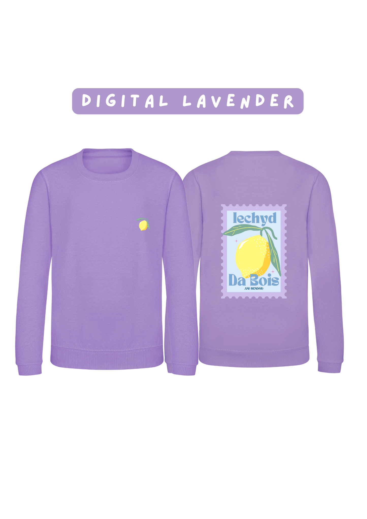 Siwmper Iechyd Da Lemwn | Iechyd Da Lemon Sweatshirt
