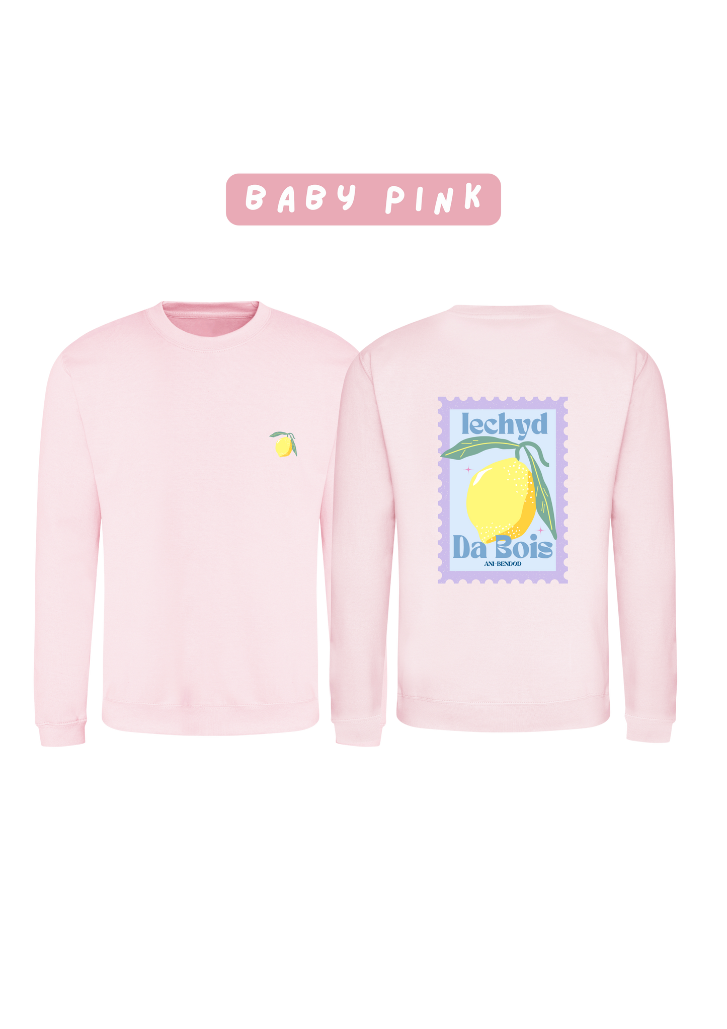 Siwmper Iechyd Da Lemwn | Iechyd Da Lemon Sweatshirt