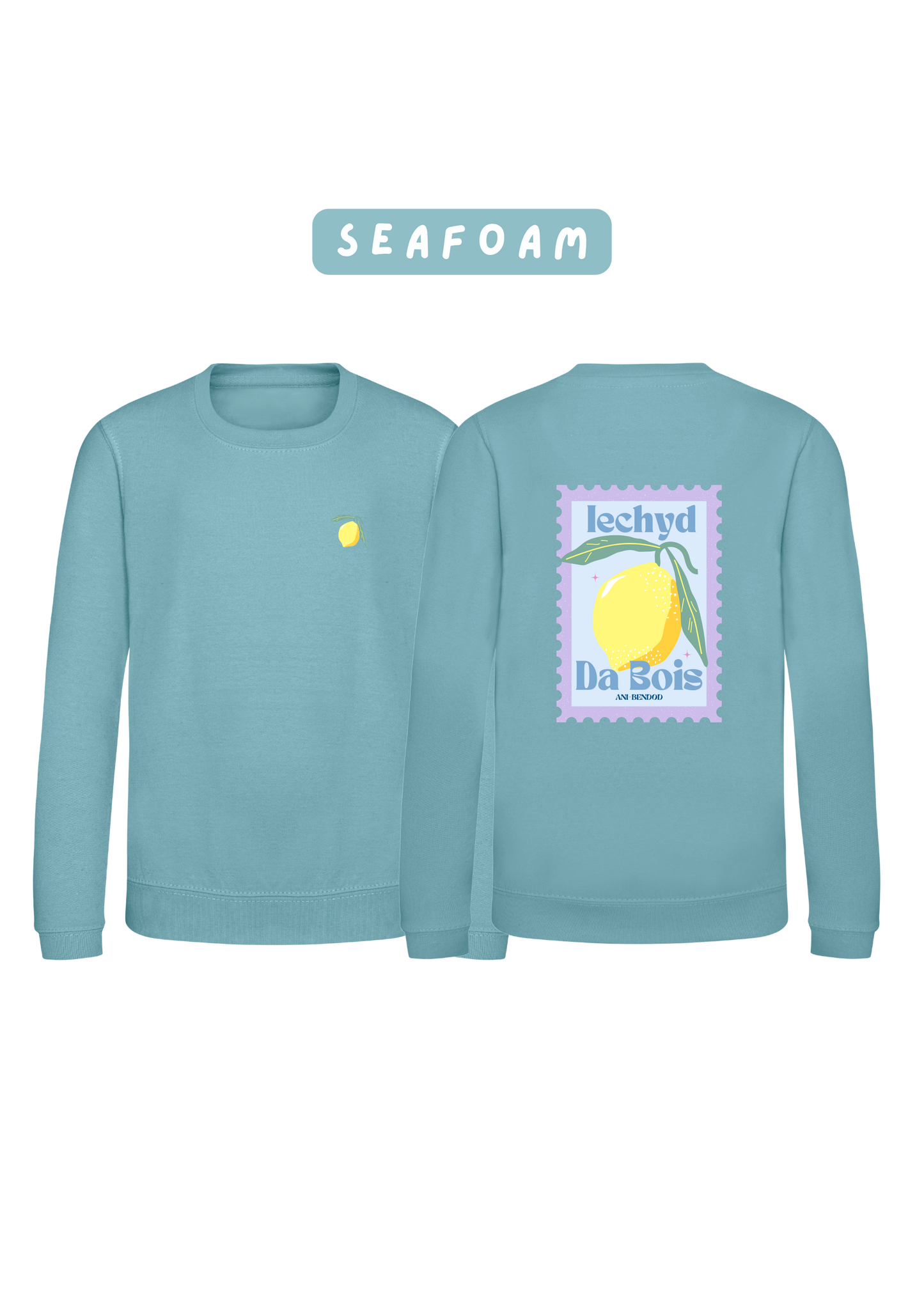 Siwmper Iechyd Da Lemwn | Iechyd Da Lemon Sweatshirt