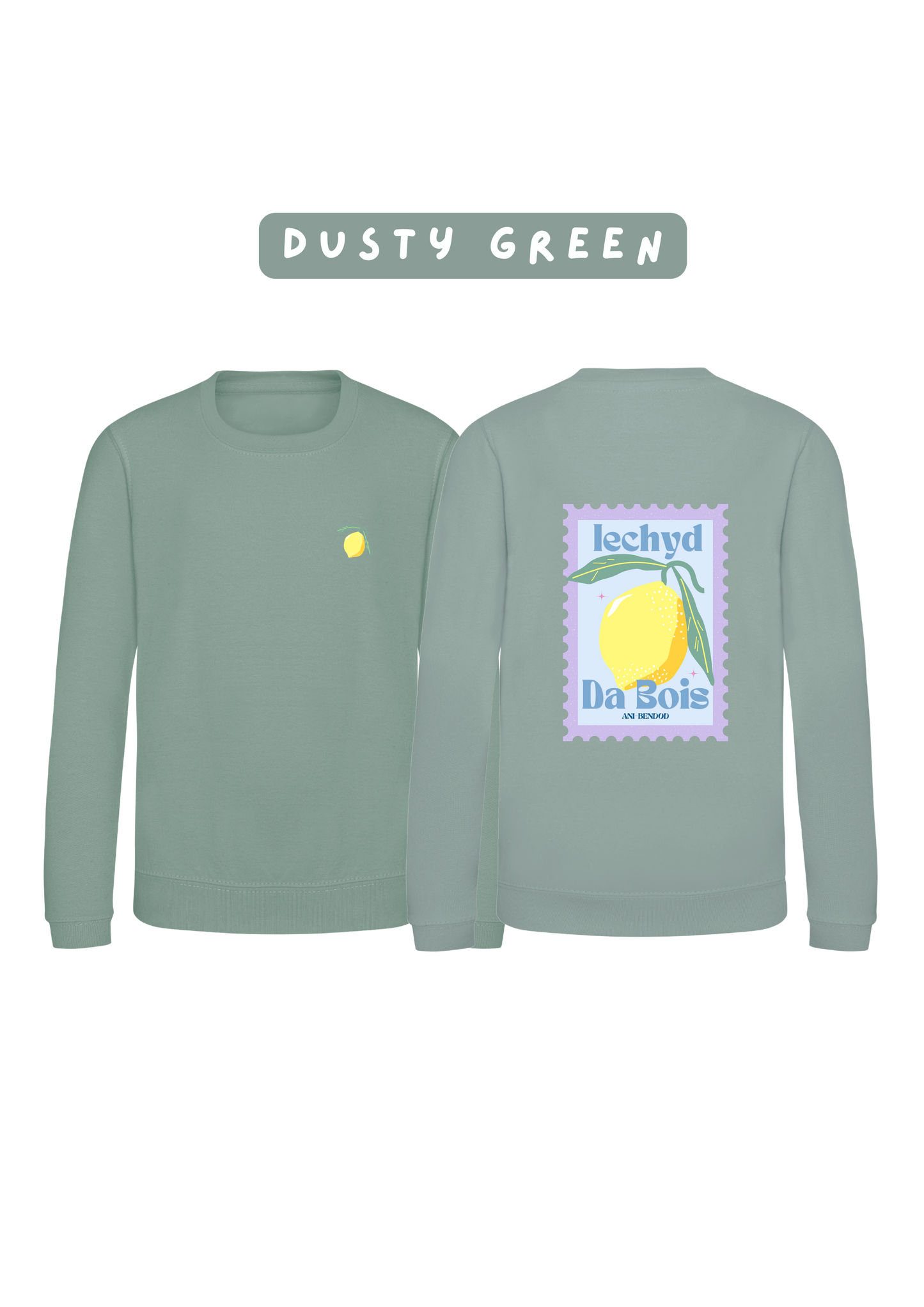Siwmper Iechyd Da Lemwn | Iechyd Da Lemon Sweatshirt