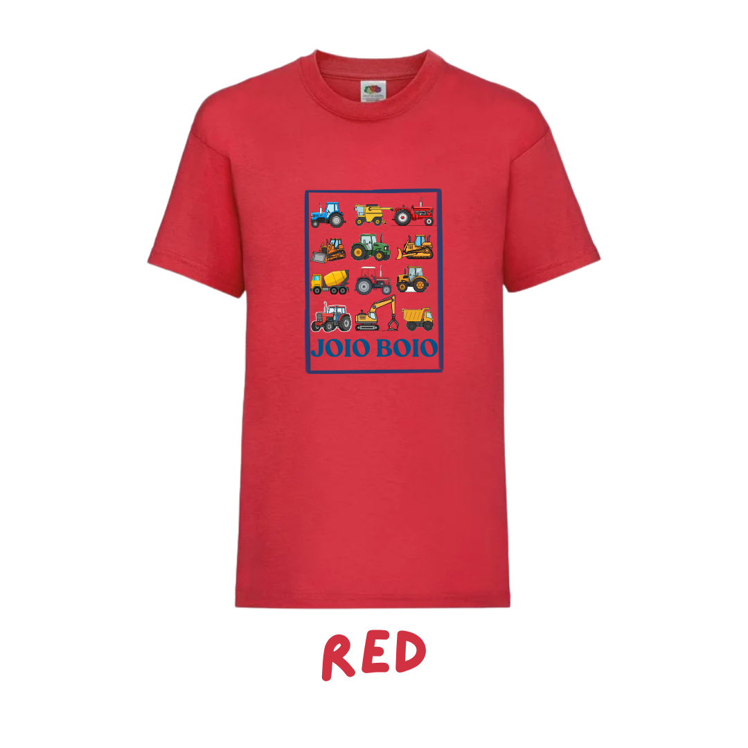 Crys t ‘Joio Boio' tractorau | Tractors 'joio boio' tee