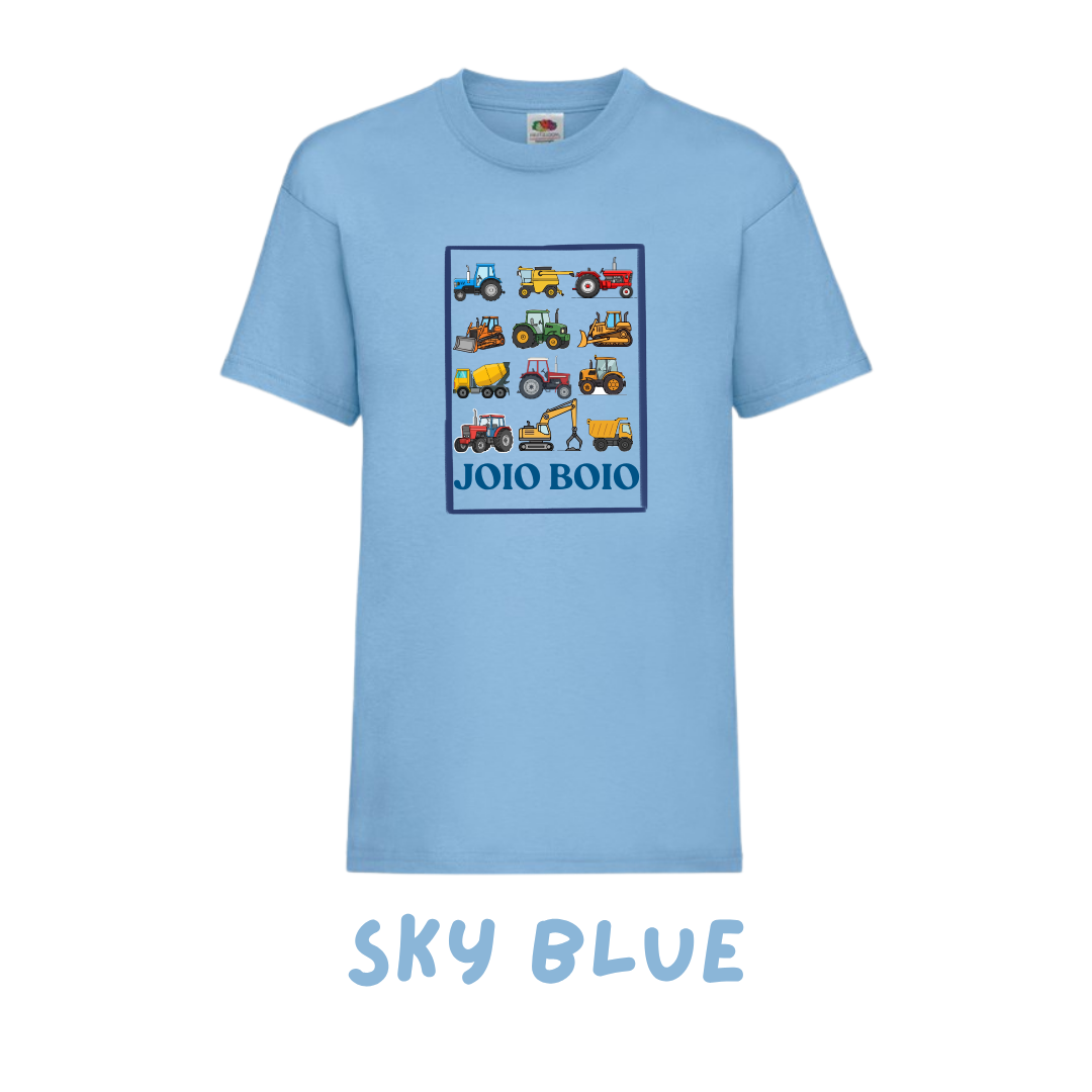 Crys t ‘Joio Boio' tractorau | Tractors 'joio boio' tee