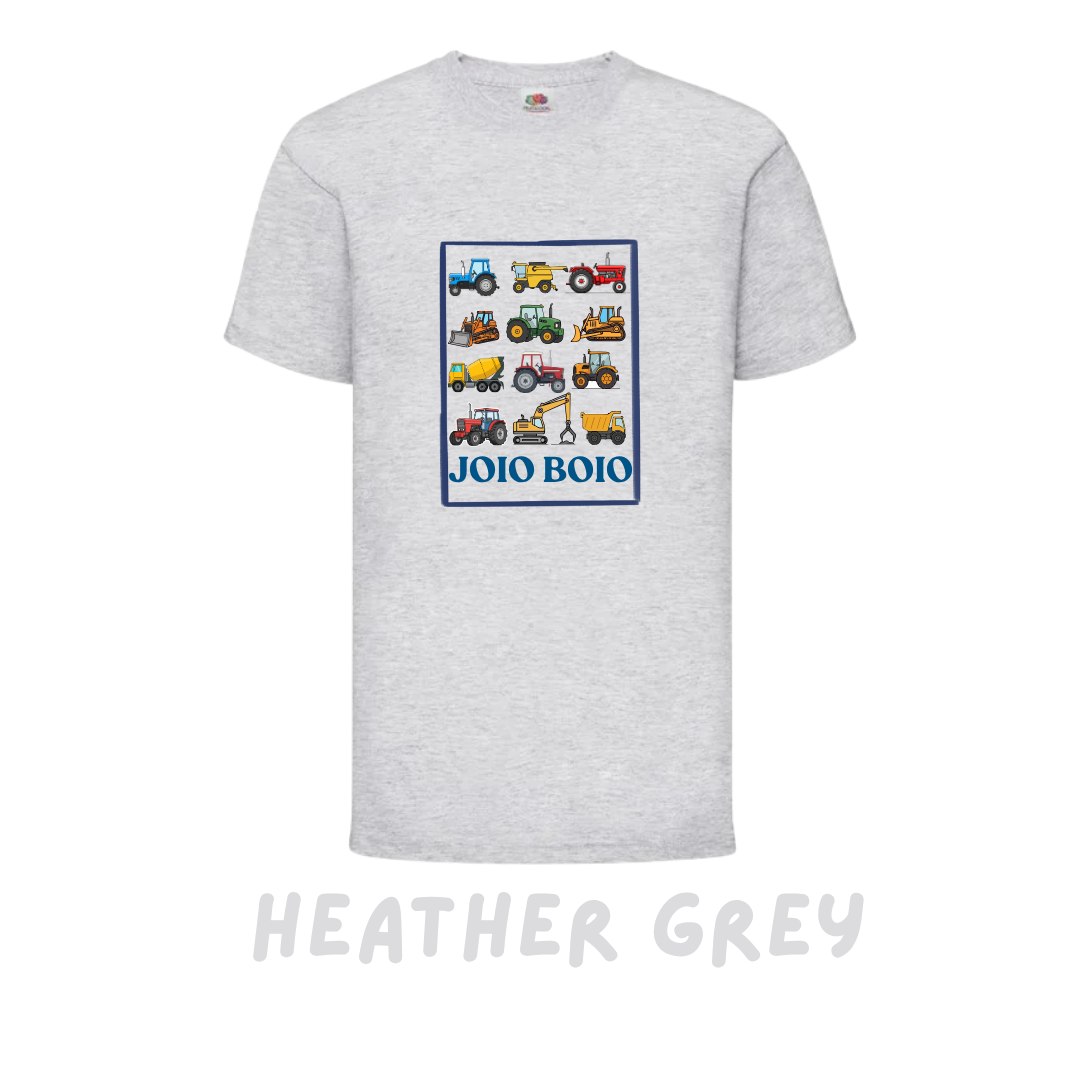 Crys t ‘Joio Boio' tractorau | Tractors 'joio boio' tee